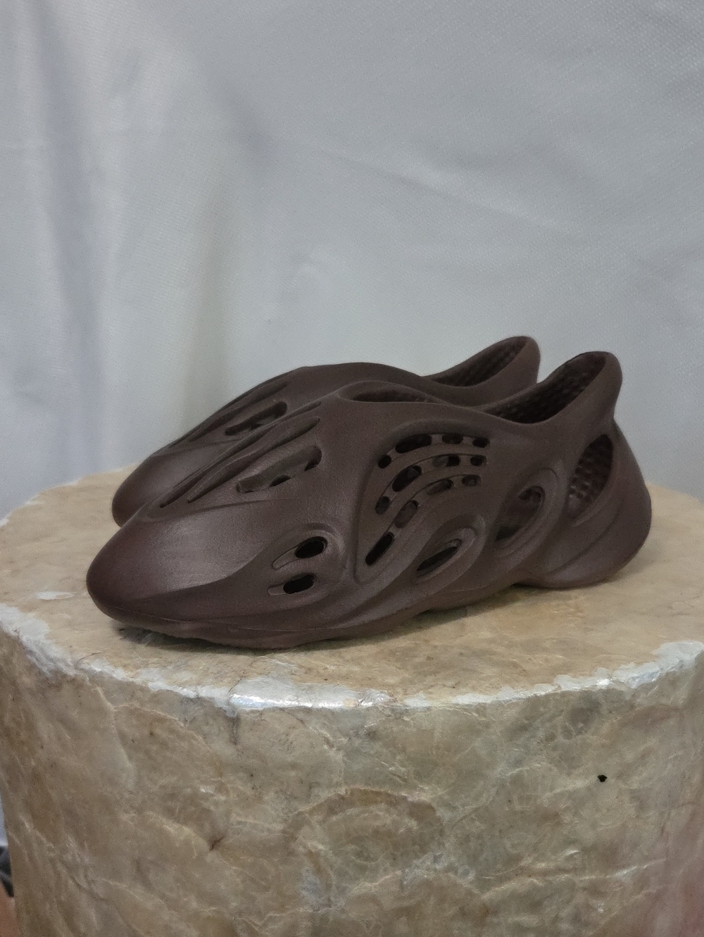 Brown Slip-On Foam Sneakers